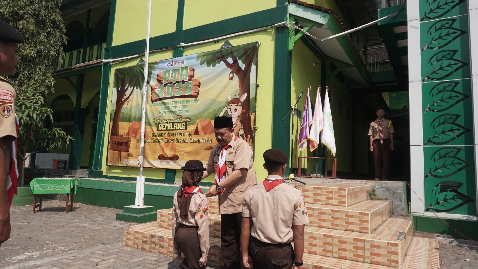 Sambut Anggota Baru, Gugus Depan MAN Temanggung Sukses Gelar Penerimaan Tamu Ambalan (PTA) 2026