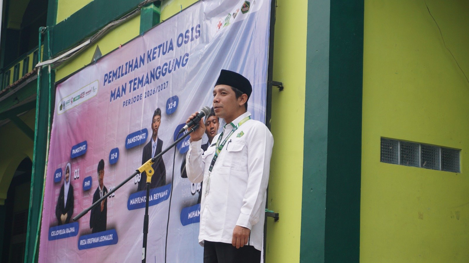 Empat Kandidat Ketua OSIS MAN Temanggung Sampaikan Visi dan Misi di Hadapan Siswa (Foto 2)